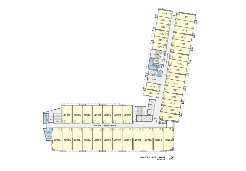 Doctors Level Floor Plan