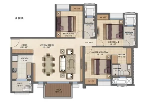 3 BHK Ultima With Deck